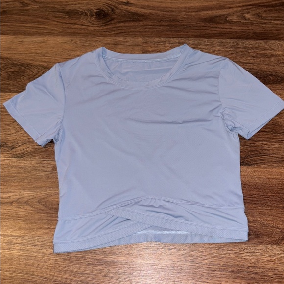 Tops - Light Blue Short Sleeve Top